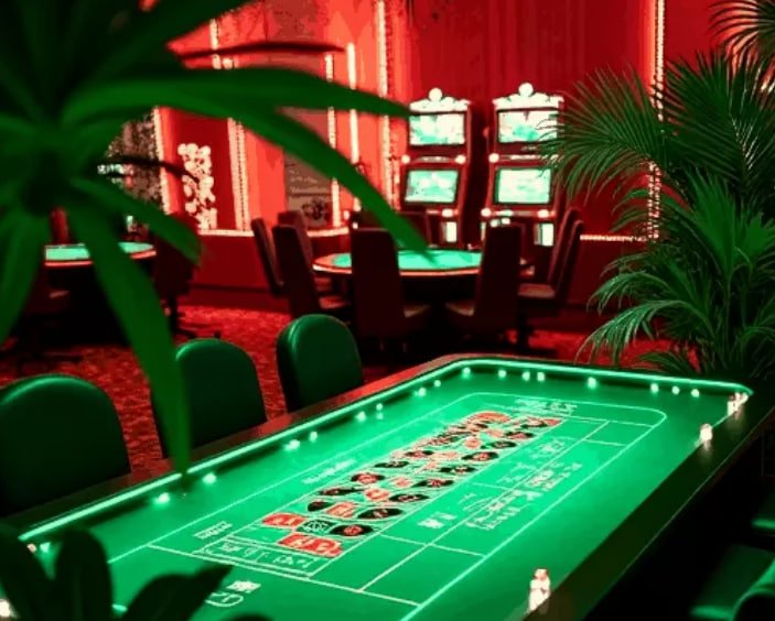 menara4d rtp No Commission Baccarat table interface showing player controls and dealer stream